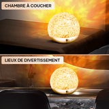 Lampe d'ambiance à projection dynamique de vagues d'eau