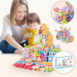 Paradis des blocs de construction électriques variés pour enfants