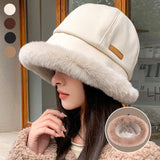 Hiver Épais Bonnet de protection pour les oreilles en peluche