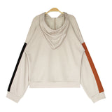 Sweat color block à revers