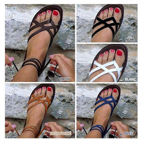 Sandales À Bandage