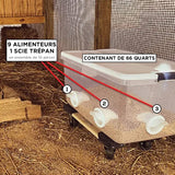 Mangeoire à poulet bricolage