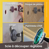 Scie à guichet réglable