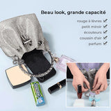 Sac seau à cordon de serrage en diamant