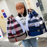 Sac à dos décontracté léger et imperméable pour une séparation humide et sèche