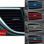 Bande décorative d'évent de voiture