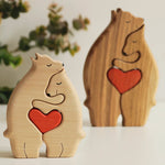 Ornement puzzle en bois DIY