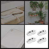 Pâte d'acier inoxydable Mini Roue Universelle 360°(4pcs)