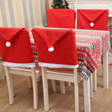 Décoration de couverture de chaise de Noël