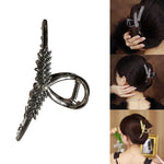 Barrette Métallique en Forme d'Oreille de Blé