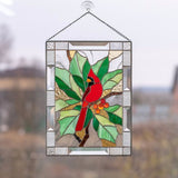 Panneau de vitrail Cardinal
