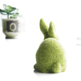 Simulation de Décorations de Lapins Floqués