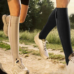 Chaussettes de compression à fermeture éclair et à élastique