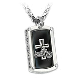 Collier Croix de Moto