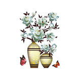 Autocollant Vase 3D
