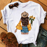 T-shirt graphique mignon