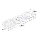 Chargeur de voyage sans fil 3 en 1