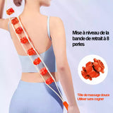 Masseur de dos de corde de rouleau de muscle de corps