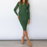 Robe En Maille Ajustée