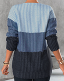 Chemisier avec Fermeture Éclair en Blocs de Couleur