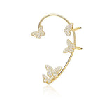 Boucles d'Oreilles Grimpeur Papillon à la Mode à l'Intérieur