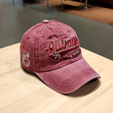 Casquette à visière tendance avec lettres brodées