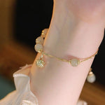 Bracelet Hetian Cloche de Jade