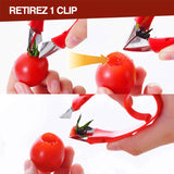 Décortiqueur de tiges de fruits polyvalent