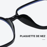 Lunettes anti-lumière bleue élégantes pour perdre du poids