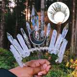 Couronne en cristal naturel faite à la main