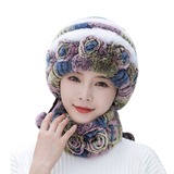 Chapeau en Fourrure de Lapin Rex