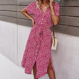 robe décontractée à lacets