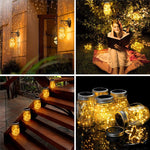 Lot de 6 Lampes Solaires pour Bocal Mason