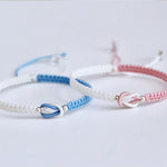 Bracelet Tressé Fait Main Relié