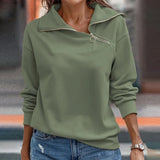 Haut Décontracté avec Fermeture Éclair