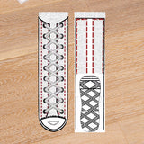 Chaussures et bas drôles en toile réelle et fausse