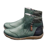 Bottes zippées imperméables pour femmes