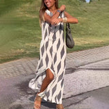 Prévente - Robe décontractée géométrique pour femme