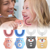 Brosse à Dents Électrique Intelligente pour Enfants en Forme de U à 360 Degrés
