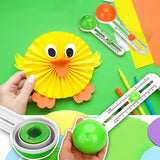 Modèle simple de couteau à découper rond en plastique