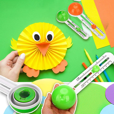 Modèle simple de couteau à découper rond en plastique