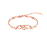 Rappelez-vous Toujours que Je t'aime Maman Bracelet Coeur d'amour pour Toujours