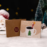 Cartes de Noël dorées