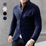Veste à Col Montant Épaissie de Haute Qualité pour Hommes