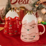 Tasse d'arbre de Noël créative 3D