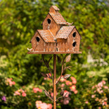Décoration de nichoir de jardin en métal créatif