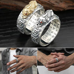 Bague ouverte Pixiu pour homme
