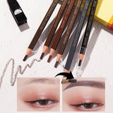 Crayon à Sourcils en Bois Imperméable (12 PCS)