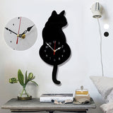 Horloge murale Chat nordique avec queue frétillante