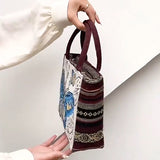 Sac à glissière en toile